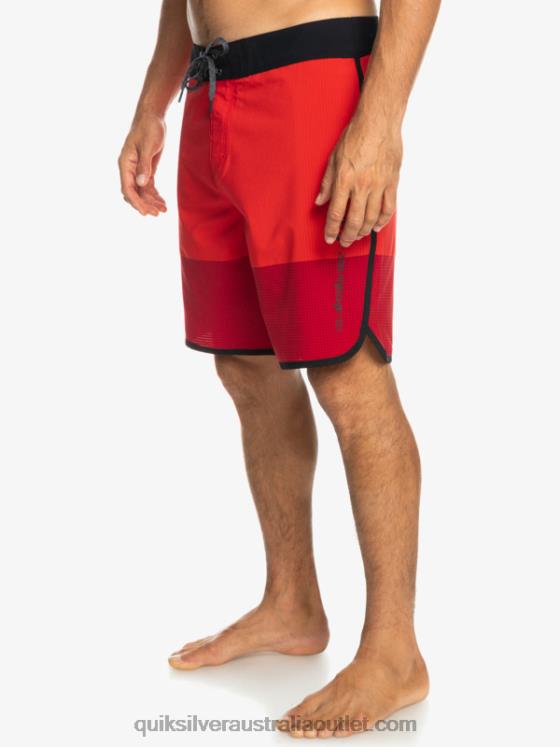 Quiksilver Men Highlite Scallop 19 Boardshorts H2N4B32 high risk red
