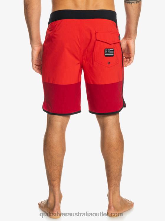 Quiksilver Men Highlite Scallop 19 Boardshorts H2N4B32 high risk red