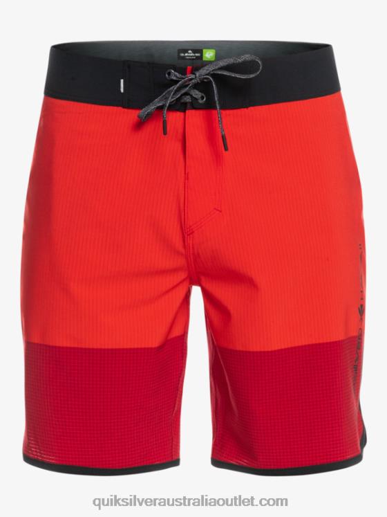 Quiksilver Men Highlite Scallop 19 Boardshorts H2N4B32 high risk red