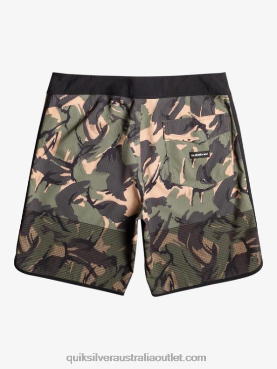 Quiksilver Men Highlite Scallop 19 Boardshorts H2N4B33 camo