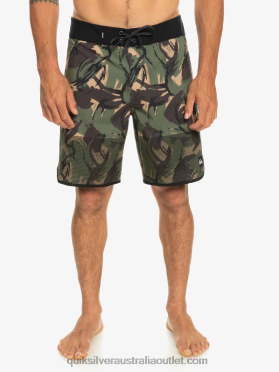 Quiksilver Men Highlite Scallop 19 Boardshorts H2N4B33 camo