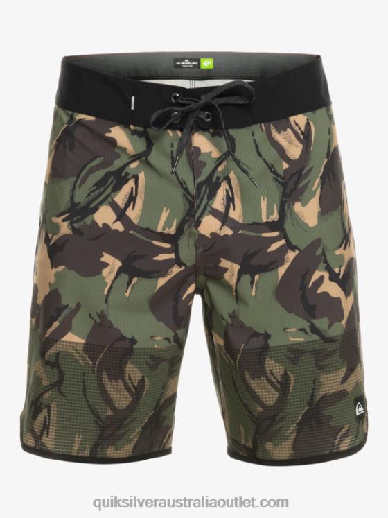 Quiksilver Men Highlite Scallop 19 Boardshorts H2N4B33 camo