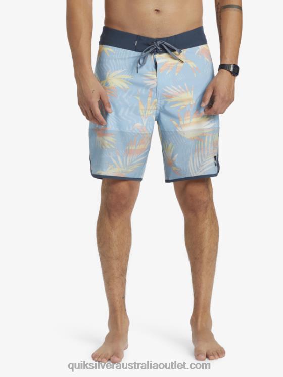 Quiksilver Men Highlite Scallop 19 Boardshorts H2N4B34 sky blue
