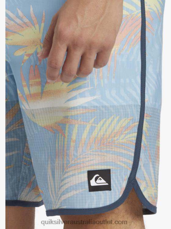 Quiksilver Men Highlite Scallop 19 Boardshorts H2N4B34 sky blue