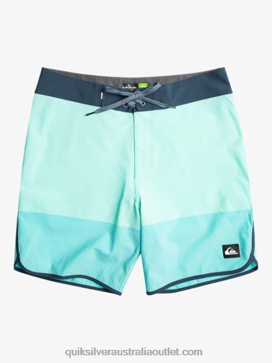 Quiksilver Men Highlite Scallop 19 Boardshorts H2N4B35 beach glass