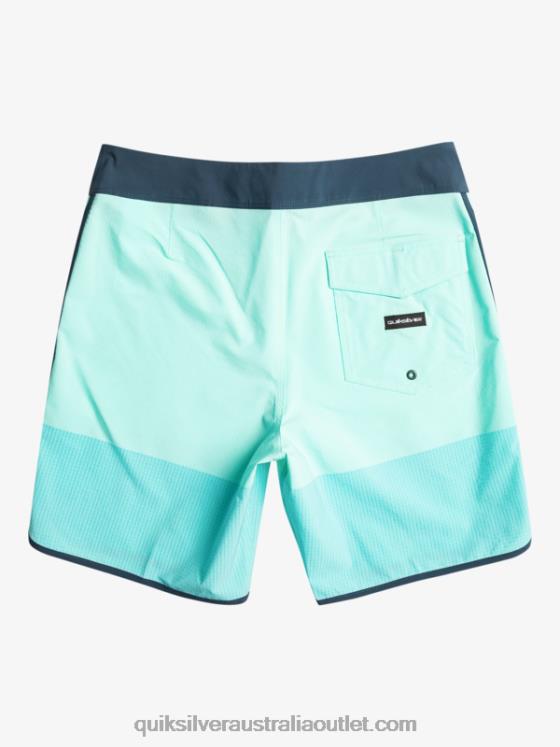 Quiksilver Men Highlite Scallop 19 Boardshorts H2N4B35 beach glass