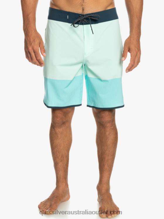 Quiksilver Men Highlite Scallop 19 Boardshorts H2N4B35 beach glass