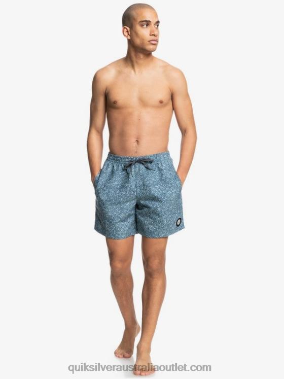 Quiksilver Men Mini Trip 17 Volleys H2N4B1530 blue light