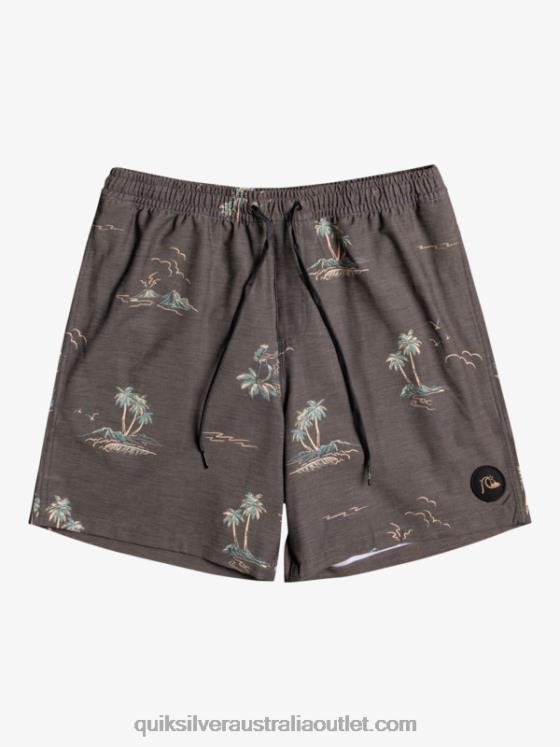 Quiksilver Men Mix PCS 17 Volleys H2N4B1779 black