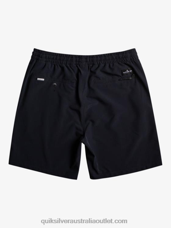 Quiksilver Men Ocean Elastic 18 Amphibian Shorts H2N4B342 black