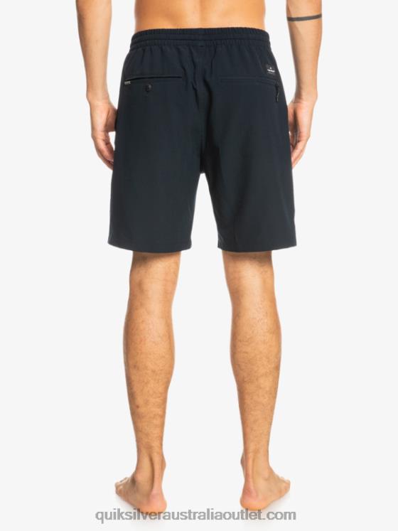 Quiksilver Men Ocean Elastic 18 Amphibian Shorts H2N4B342 black