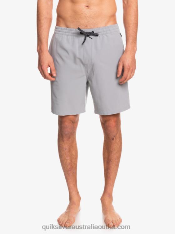 Quiksilver Men Ocean Elastic 18 Amphibian Shorts H2N4B343 sleet