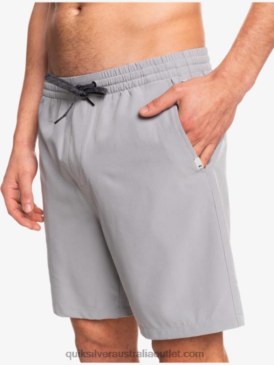 Quiksilver Men Ocean Elastic 18 Amphibian Shorts H2N4B343 sleet