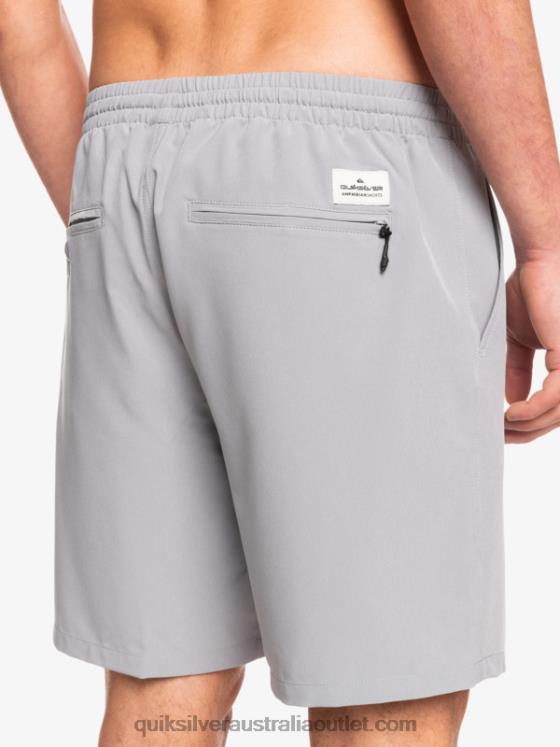Quiksilver Men Ocean Elastic 18 Amphibian Shorts H2N4B343 sleet
