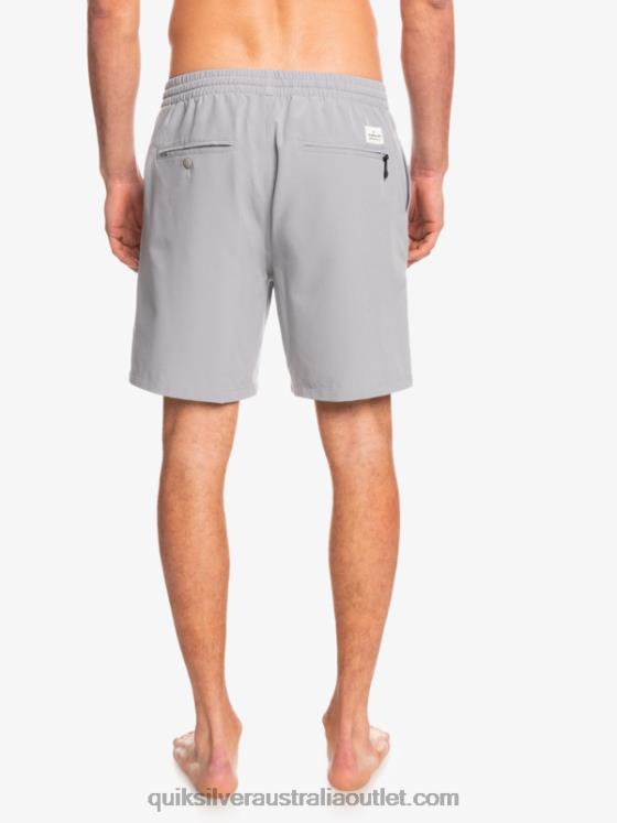 Quiksilver Men Ocean Elastic 18 Amphibian Shorts H2N4B343 sleet