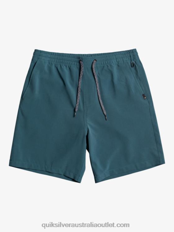 Quiksilver Men Ocean Elastic 18 Amphibian Shorts H2N4B345 midnight navy