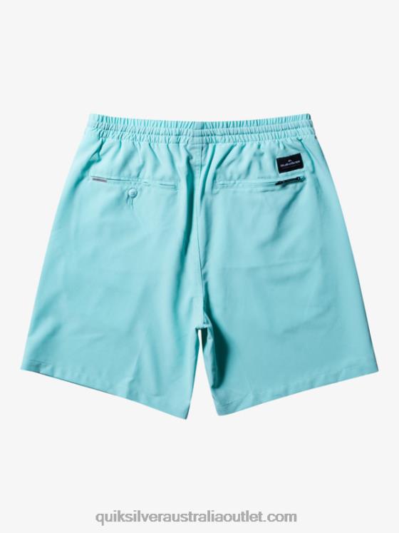 Quiksilver Men Ocean Elastic 18 Amphibian Shorts H2N4B346 angel blue
