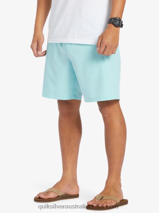 Quiksilver Men Ocean Elastic 18 Amphibian Shorts H2N4B346 angel blue