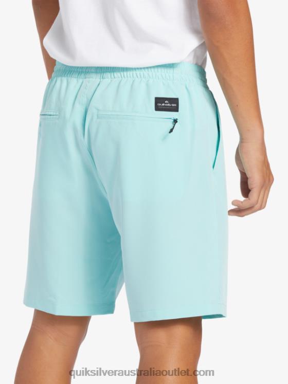 Quiksilver Men Ocean Elastic 18 Amphibian Shorts H2N4B346 angel blue