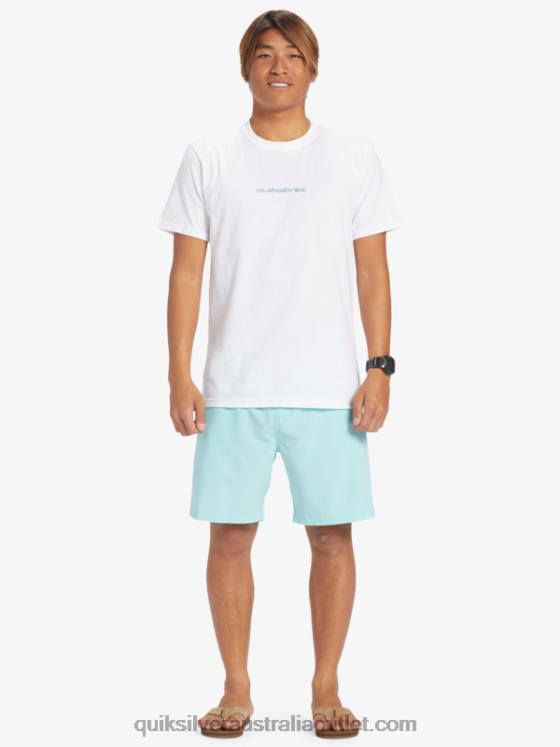 Quiksilver Men Ocean Elastic 18 Amphibian Shorts H2N4B346 angel blue