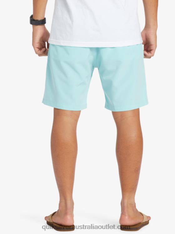 Quiksilver Men Ocean Elastic 18 Amphibian Shorts H2N4B346 angel blue