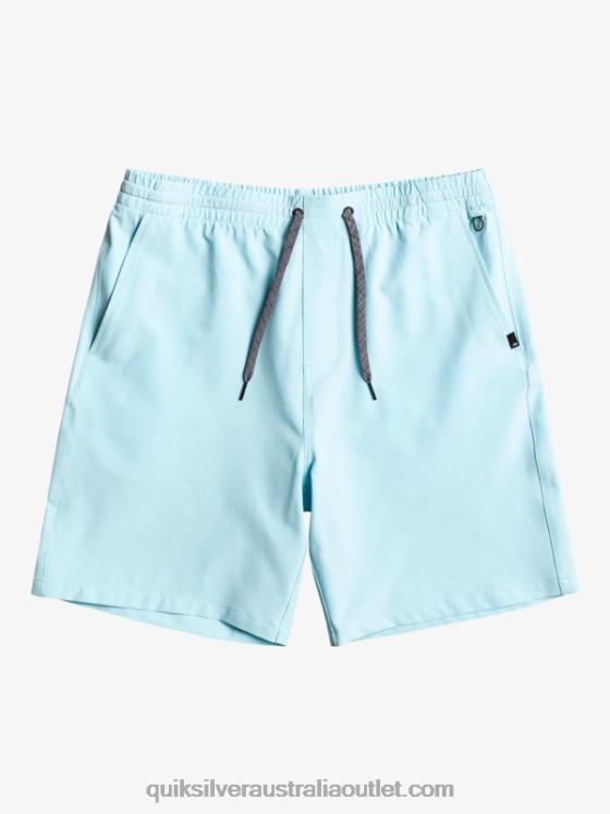 Quiksilver Men Ocean Elastic 18 Amphibian Shorts H2N4B347 sky blue