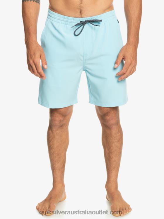Quiksilver Men Ocean Elastic 18 Amphibian Shorts H2N4B347 sky blue