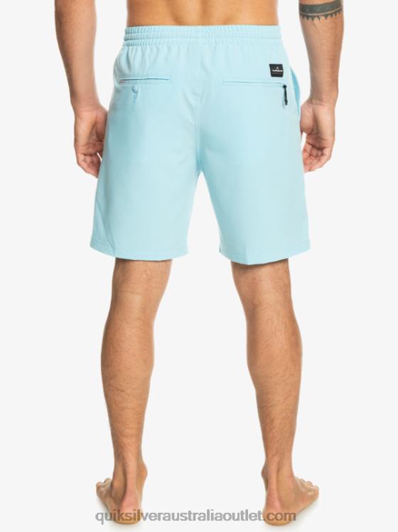 Quiksilver Men Ocean Elastic 18 Amphibian Shorts H2N4B347 sky blue