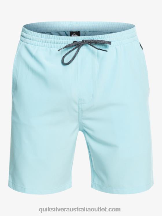 Quiksilver Men Ocean Elastic 18 Amphibian Shorts H2N4B347 sky blue