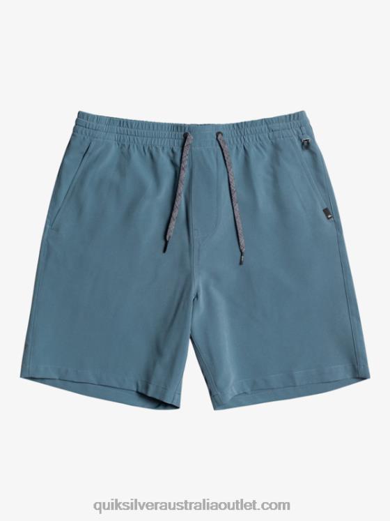 Quiksilver Men Ocean Elastic 18 Amphibian Shorts H2N4B348 bering sea