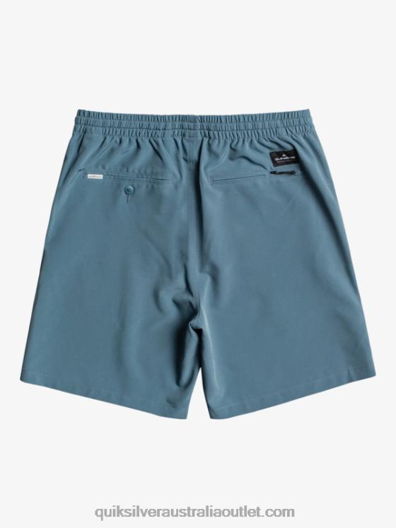 Quiksilver Men Ocean Elastic 18 Amphibian Shorts H2N4B348 bering sea