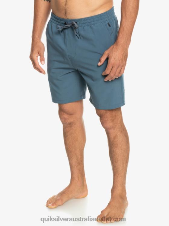 Quiksilver Men Ocean Elastic 18 Amphibian Shorts H2N4B348 bering sea