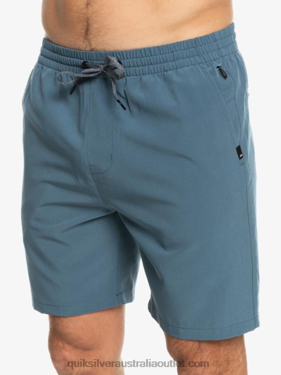 Quiksilver Men Ocean Elastic 18 Amphibian Shorts H2N4B348 bering sea