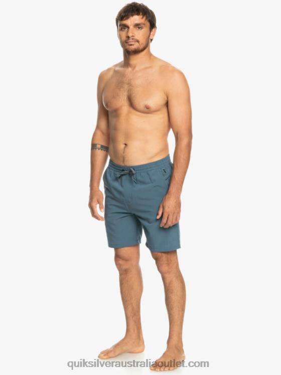 Quiksilver Men Ocean Elastic 18 Amphibian Shorts H2N4B348 bering sea