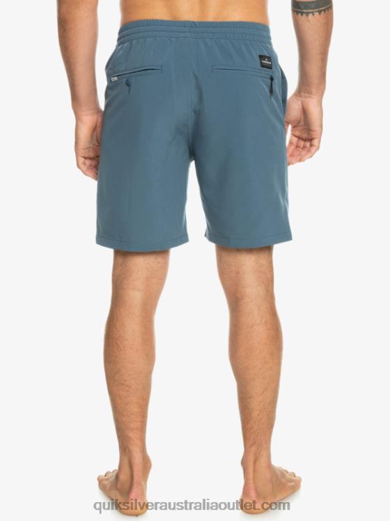 Quiksilver Men Ocean Elastic 18 Amphibian Shorts H2N4B348 bering sea