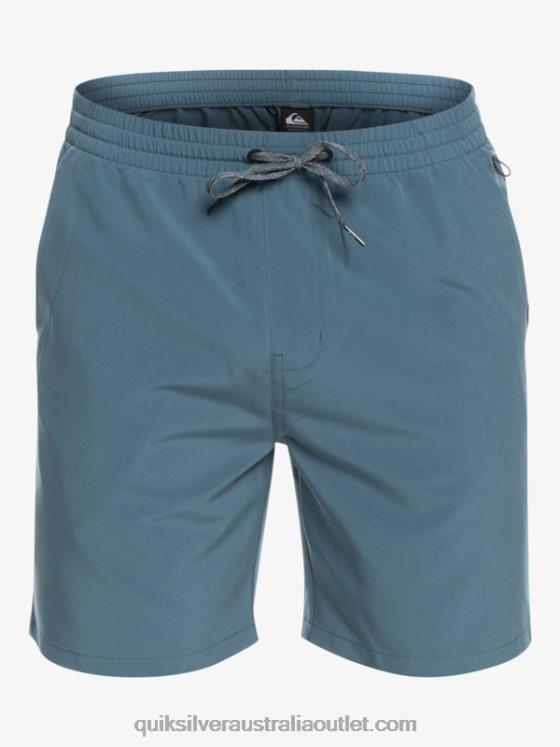 Quiksilver Men Ocean Elastic 18 Amphibian Shorts H2N4B348 bering sea