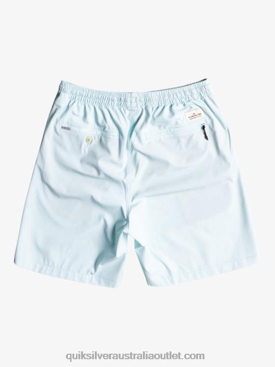 Quiksilver Men Ocean Elastic 18 Amphibian Shorts H2N4B351 iced aqua
