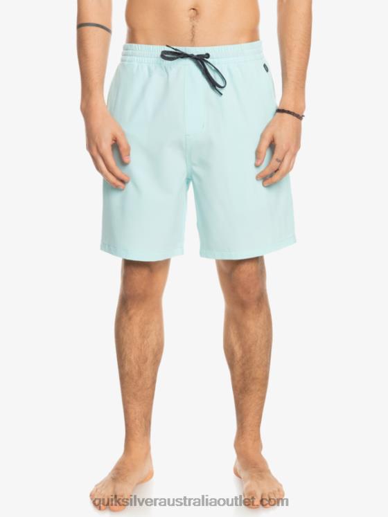 Quiksilver Men Ocean Elastic 18 Amphibian Shorts H2N4B351 iced aqua