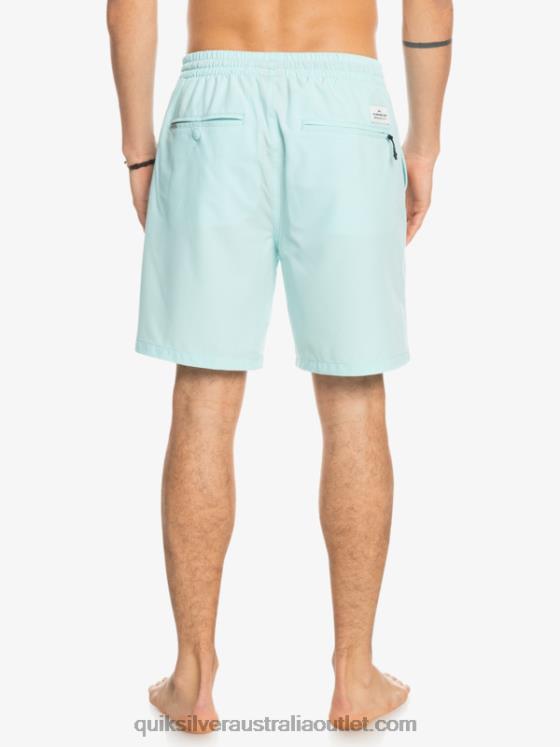Quiksilver Men Ocean Elastic 18 Amphibian Shorts H2N4B351 iced aqua