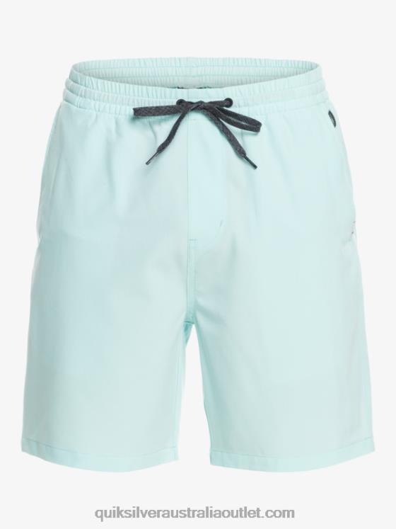 Quiksilver Men Ocean Elastic 18 Amphibian Shorts H2N4B351 iced aqua