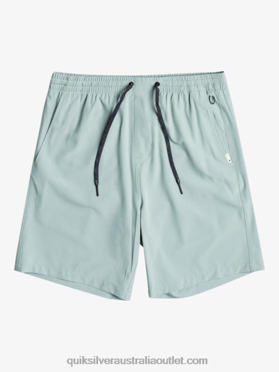 Quiksilver Men Ocean Elastic 18 Amphibian Shorts H2N4B352 green milieu