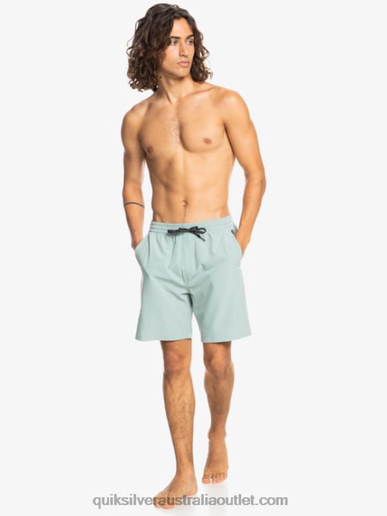 Quiksilver Men Ocean Elastic 18 Amphibian Shorts H2N4B352 green milieu