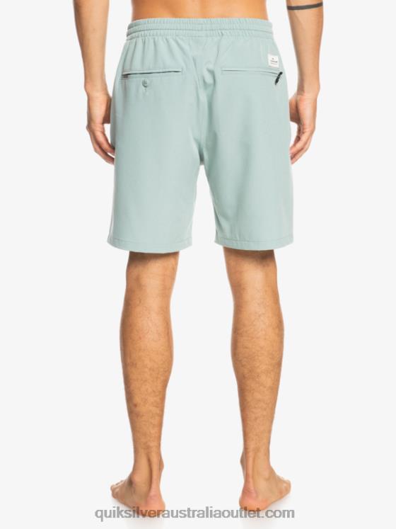 Quiksilver Men Ocean Elastic 18 Amphibian Shorts H2N4B352 green milieu
