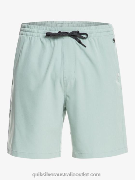 Quiksilver Men Ocean Elastic 18 Amphibian Shorts H2N4B352 green milieu