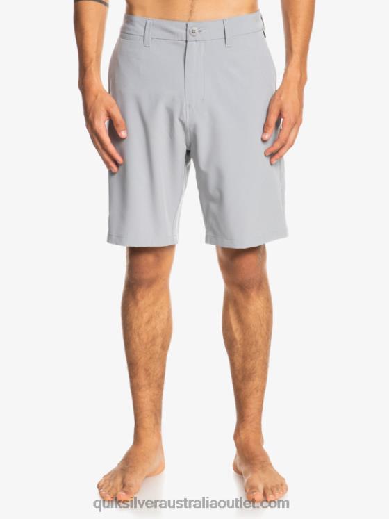 Quiksilver Men Ocean Union Amphibian 20 Hybrid Shorts H2N4B137 sleet