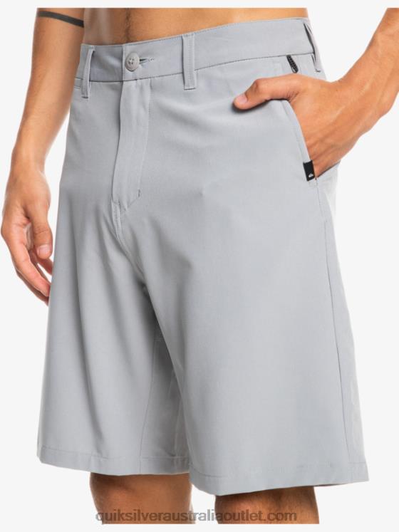 Quiksilver Men Ocean Union Amphibian 20 Hybrid Shorts H2N4B137 sleet