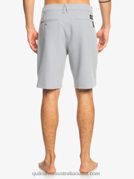 Quiksilver Men Ocean Union Amphibian 20 Hybrid Shorts H2N4B137 sleet