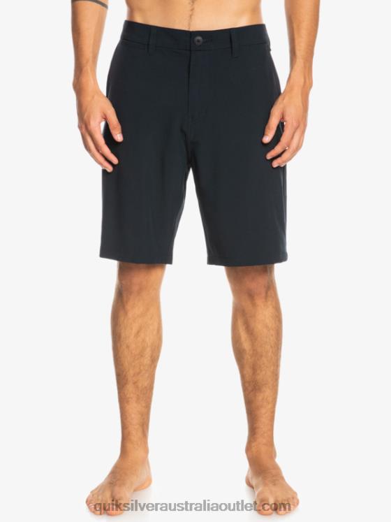 Quiksilver Men Ocean Union Amphibian 20 Hybrid Shorts H2N4B138 black