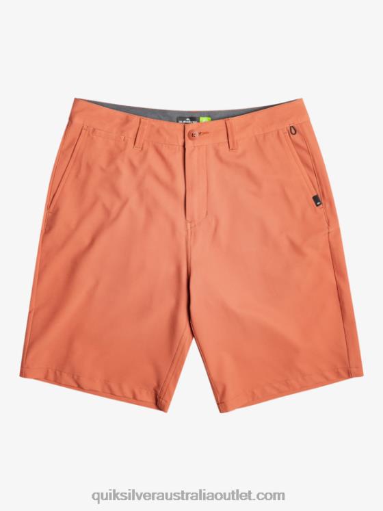 Quiksilver Men Ocean Union Amphibian 20 Hybrid Shorts H2N4B139 baked clay
