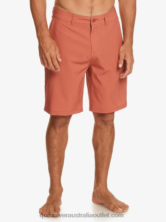 Quiksilver Men Ocean Union Amphibian 20 Hybrid Shorts H2N4B139 baked clay